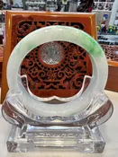 Real Jade Bangle #704895, Size: 58mm