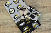 Michigan Tech Cotton Pillowcase Kit: Grey with Black