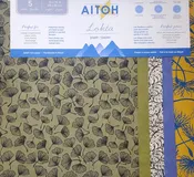 Aitoh Lotka Paper Pack 8.5"X11" 5/Pkg-Leaves & Seeds