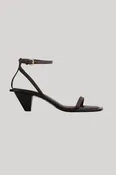 A.Emery | Irving Heeled Sandal in Mulch Suede