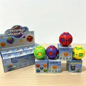 3D Rotation Puzzle Ball - 1Pc 2-in-1 Fidget Spinner & Magic Cube Stress Relief Toy Blind Box