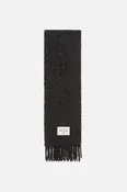 Fuzzy wool scarf
