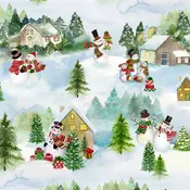 Snowman Christmas by Sue Zipkin – Digital Toile