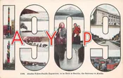 1909 Alaska Yukon Pacific Expo Year Date Greetings Vintage Postcard AA74284