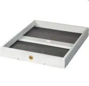 Birds Choice Modern Farmhouse Seed Catcher Platform Bird Feeder - White