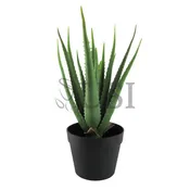 Aloe Plant Soft Real Touch Potted, 19in, Green