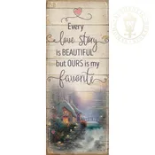 12" x 30" Sweetheart Cottage Wood Sign