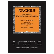 10″x14″ Arches Paper Pad-Rough Press: 12 sheet