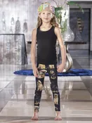 Brussels Griffon Print - Girls' Lifestyle Leggings
