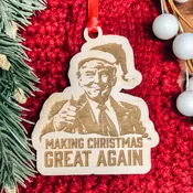 Making Christmas Great Again | Trump 2024 Christmas Ornament