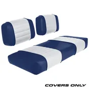 Club Car DS Series (79-99) Golf Cart Front Seat Cover Set: Designer Sewn