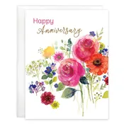 Anniversary card - Celebrate Flowers