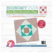 Economy Plus Quilt Block Foundation- 12"