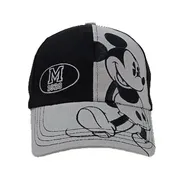 Disney Adult Mickey Mouse Black/Grey 1928 Embroidered 2 Tone Cap