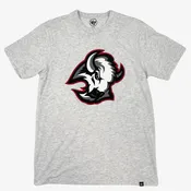 '47 Brand Buffalo Sabres Alternate Logo Gray Franklin T-Shirt