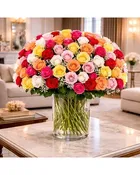 100 Premium Colored Roses