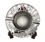 Ashtray Memphis Pewter
