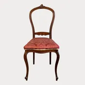 Antique French Walnut Chair Louis XV #598