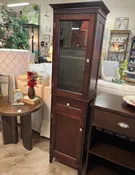 18"x13"x65" tall wood cabinet w/drawer
