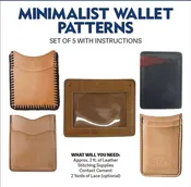Pattern, Minimalist Wallet Set of 5