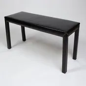 Leather Bench / Console with Nail Heads