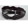 Austin Accent Tooled Black Hatband LC-51B