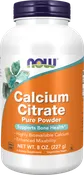 NOW Supplements, Calcium Citrate Powder, Highly Bioavailable Calcium, Supports Bone Health*, 8-Ounce