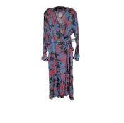 Annamaria Paletti long sleeve wrapdress/floral