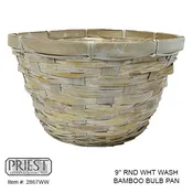 2867WW (9″ RND WHITE WASH BULB PAN)