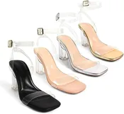 Akira-1 By Liliana – Elegant Block Heel Sandals for Women