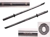 40" Black Wooden Samurai Sword