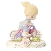 06 Age Six Blonde - Girl On Bicycle Age 6