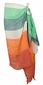 19Andrea's47 Scarf in Red/Orange/Green