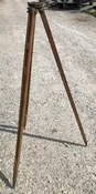 David White No 9030 Wooden Tripod, Vintage D White Milwaukee Transit Mount