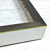 Delancey Hand Painted - Stained Face - Painted Sides - Beveled