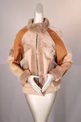 Alpaca Shearling Reversible Jacket with Mink