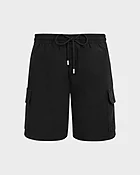 Bermuda en lin homme uni