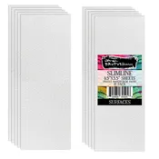 Aqua Pigment | Watercolor Paper | 10 Sheets | Slimline | 3.5" x 8.5"