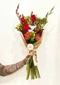 Red Gladiolus Bouquet — Nourish Botanica