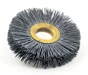 04230 Small Diameter Nylon Wheels, 2-1/2" x 5/8", 11/16" Trim Length, 120 Grit, 4-Pack