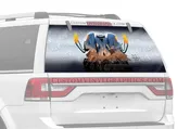 4x4 Blue Rear Window Decal
