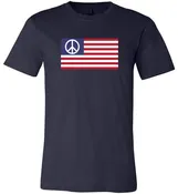 American Peace Flag Made In USA Premium T-Shirt