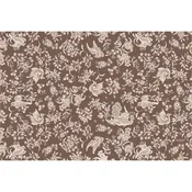 Brown Regal Peacock Paper Placemats