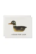 A Duck For Luck Card
