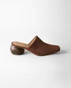 Mina Mule Chocolate Suede