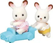 Calico Critters Chocolate Rabbit Twins