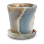 Agate Flower Pot