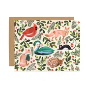 Holiday Animals Holiday Greeting Card