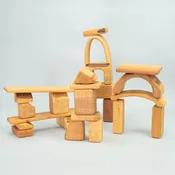 25 piece block set
