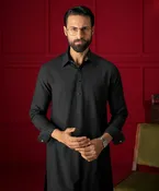 ANDONG - Black Kameez Shalwar